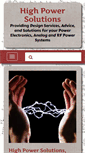 Mobile Screenshot of highpowersolutions.biz